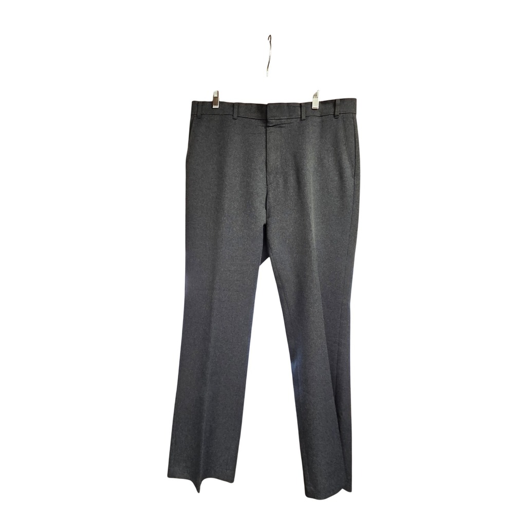 LEVIS ACTION‎ SLACKS Men Charcoal Gray Flat Front Dress Pants 518 38x30